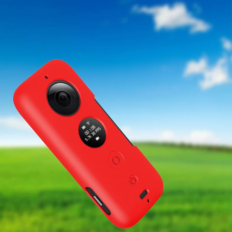Insta360 One X чехол Силиконовый протектор объектива Анти-шок пылезащитный чехол Чехол для Insta360 One X аксессуары для экшн-камеры