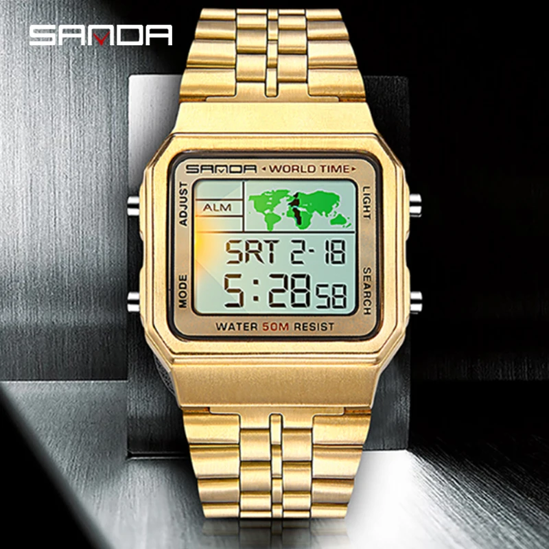 Мужские часы SANDA Relojes Hombre 2019 модные спортивные мужские роскошные деловые