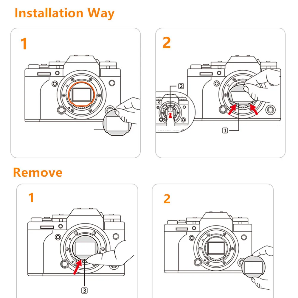 Filtro de Densidade Neutra para Fuji Clip-in Cmos Protetor Nd16 Nd32 Nd64 Nd1000 Noite Fujifilm X-t3 Xt4 Xt30 Xt20 Xpro3 Xs10 uv Nd8 - Image 2
