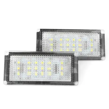 

Error-free License Plate Lights Energy saving Lamp 18LED 2pcs Bulb Car