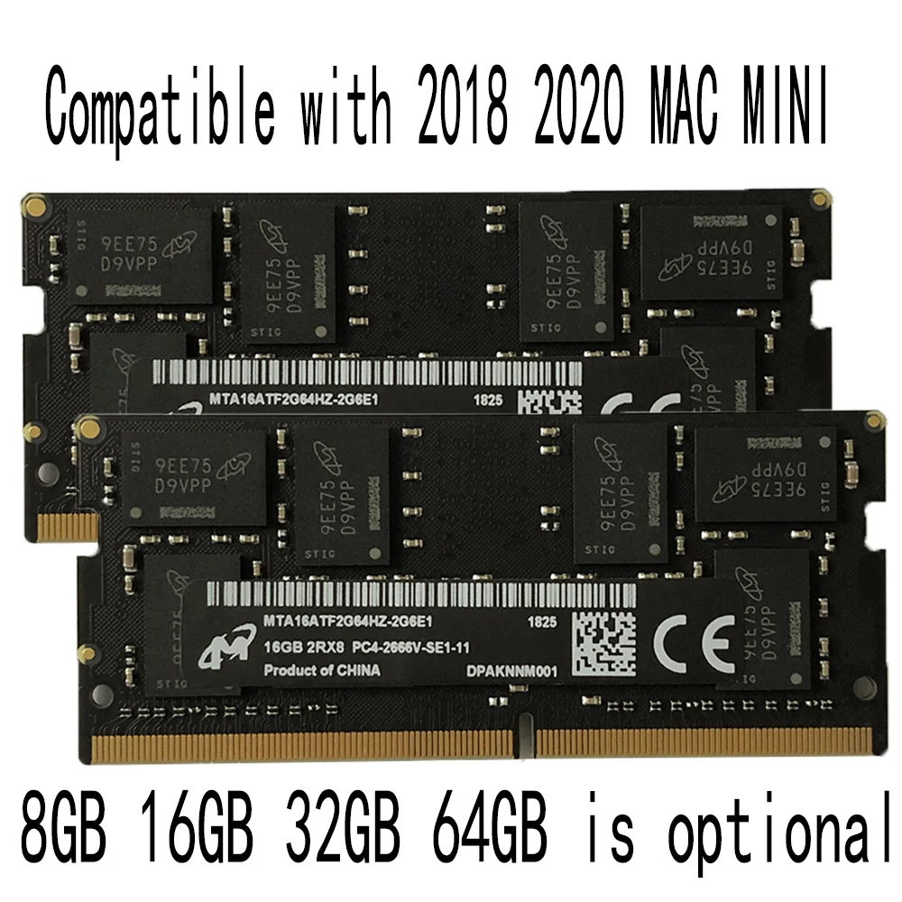2020 2018 Apple Mac mini оперативная память 8 ГБ 16 32 DDR4 2667 2666 МГц | Компьютеры и офис