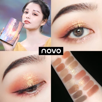 

18 Colors Matte Pearlescent Eye Shadow Glitter Shimmer Eye Shadow Palette Brighten Eyes Makeup Cosmetics Eyeshadow Pigment TSLM1