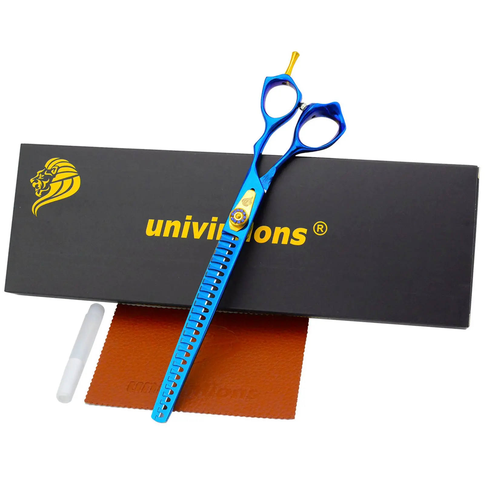 

Univinlions 8 inch Hair Thinning Scissors Dog Professional Gromming Scissors Pet Trimming Shears For Home Groomer Tijeras Perro