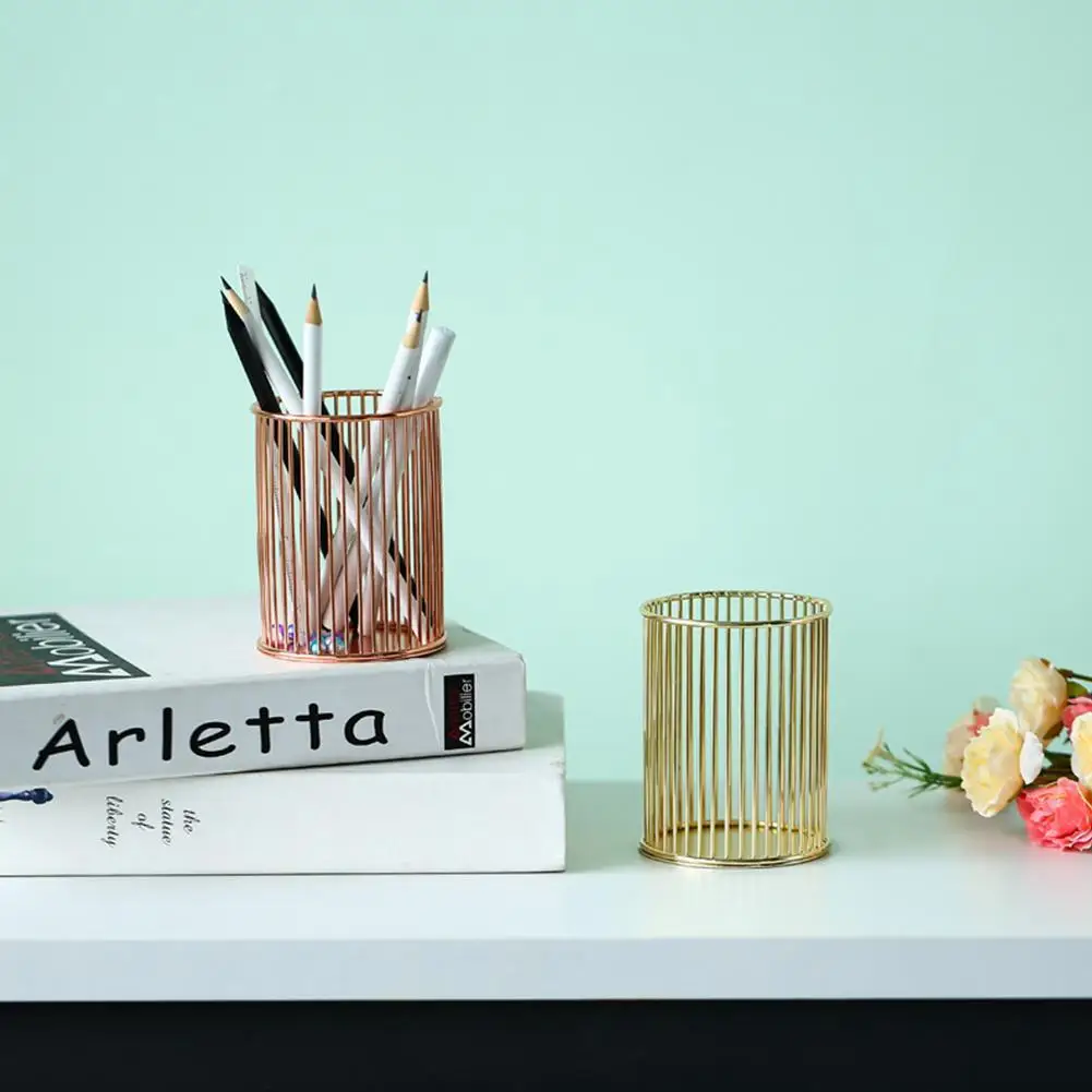 Настольный кованый держатель ручки в скандинавском стиле офисный стол хранение