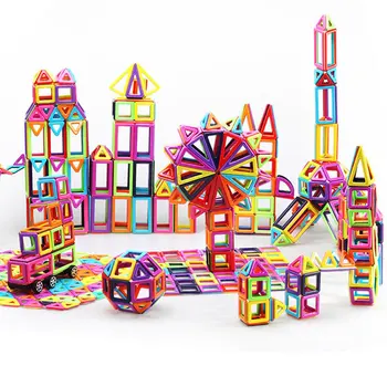 

Magnetic Designer Construction Set Model & Building Toy Magnets Magnetic Blocks Educational Toys For Children