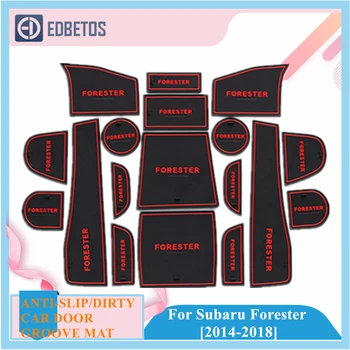 

For Subaru Forester 2014 2015 2016 2017 2018 SJ MK3 Accessories For Subaru Forester Gate Slot Pad For Subaru Forester Groove Mat
