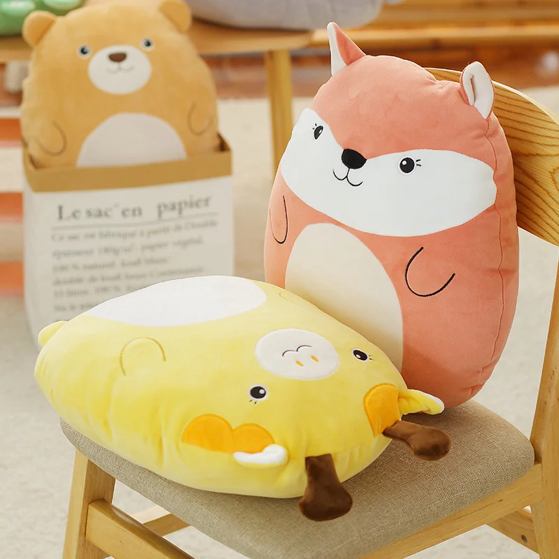30 см Kawaii Плюшевые Крокодил лягушка крупного рогатого скота лиса мягкие животные плюшевые игрушки милые собаки Мягкая Подушка Диван Подушка девочка подарок на день рождения