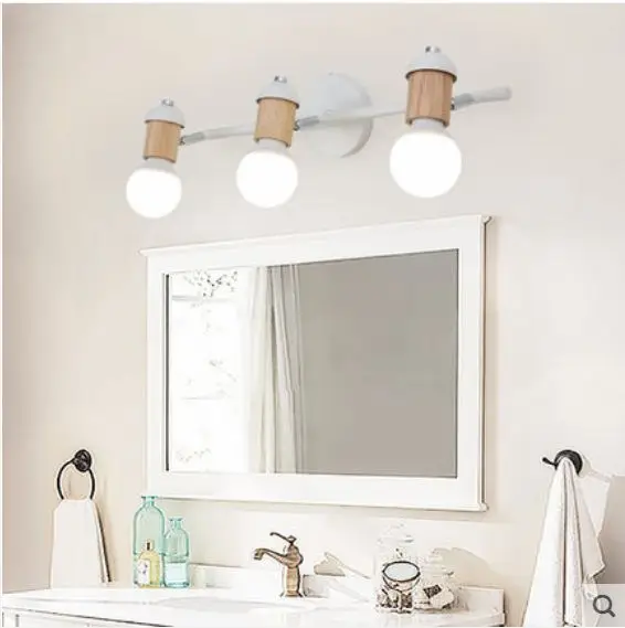 Nordic mirror headlights modern minimalist bathroom bathroom vanity mirror lamp bathroom led wall lamp Nordic mirror headlights modern minimalist bathroom bathroom vanity mirror lamp bathroom led wall lamp