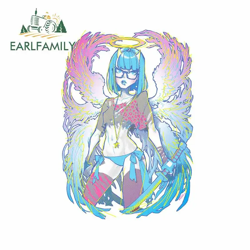 EARLFAMILY 13 см x 9 4 для неоновых девушек автомобильные наклейки аксессуары автомобиля