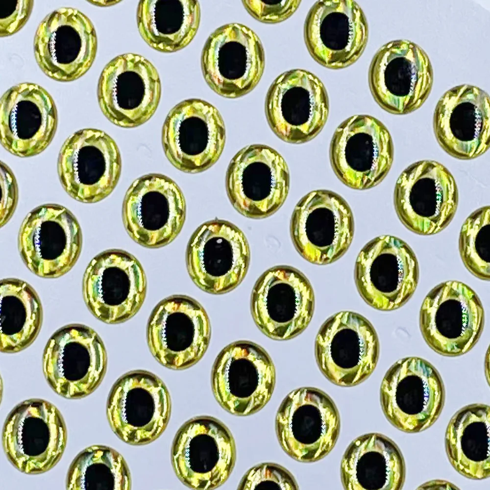 Fishing Tackle 100pcs/lot 3D Eyes 7mm 8mm 9mm 10mm Holographic 3D Eyes High Transparent Fly Fishing Lure Minnow Bait DIY Fishing Tackle fishing tools fishing tool fishing accessories fishing tackle fishing bait