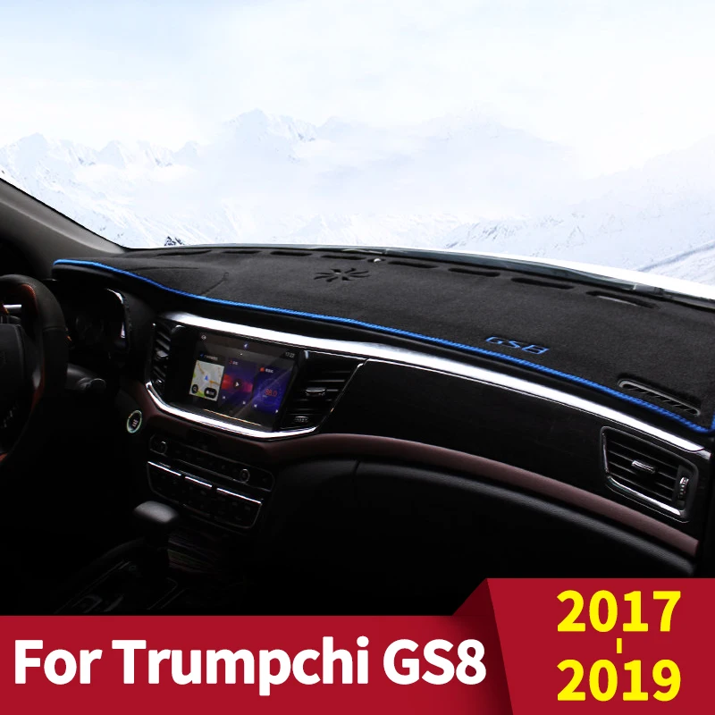 

Car dashboard cover Mats Avoid light pad Instrument platform desk Carpets For Trumpchi GS8 2017 2018 2019 Accessories