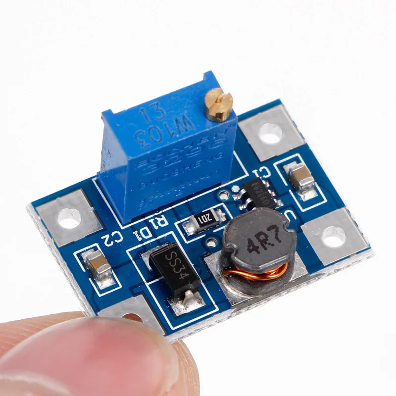 

DC-DC 2-24V to 2-28V 2A SX1308 Adjustable Power Module Step Up Boost Converter