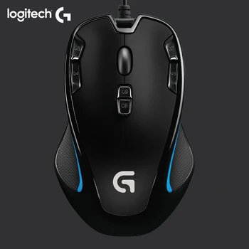 

Logitech original mouse G300S Optical gaming mouse by logitech with 2500 DPI for PC mouse gamer play overwatch Starcraft War3