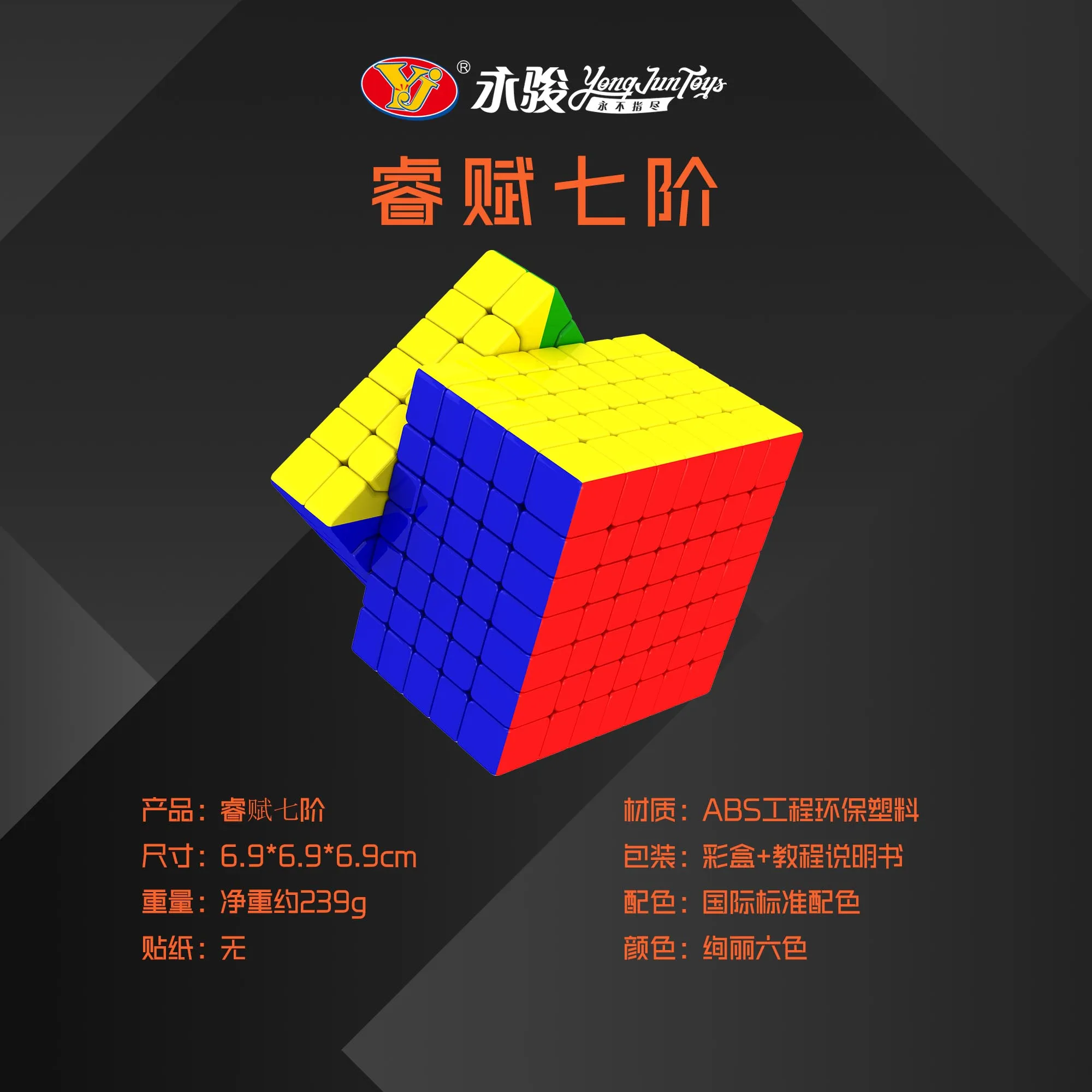 YJ RuiPo 2x2x2 волшебный куб 6x6x6 RuiFu 7x7x7 RuiChuang 5x5x5 RuiLong 3x3x3 развивающие игрушки подарки для взрослых