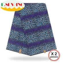 Анкара африканская вощеная ткань принтом 12 ярдов хлопок настоящий голландский воск Гана нигерийский стиль для шитья африканские платья одежда 14