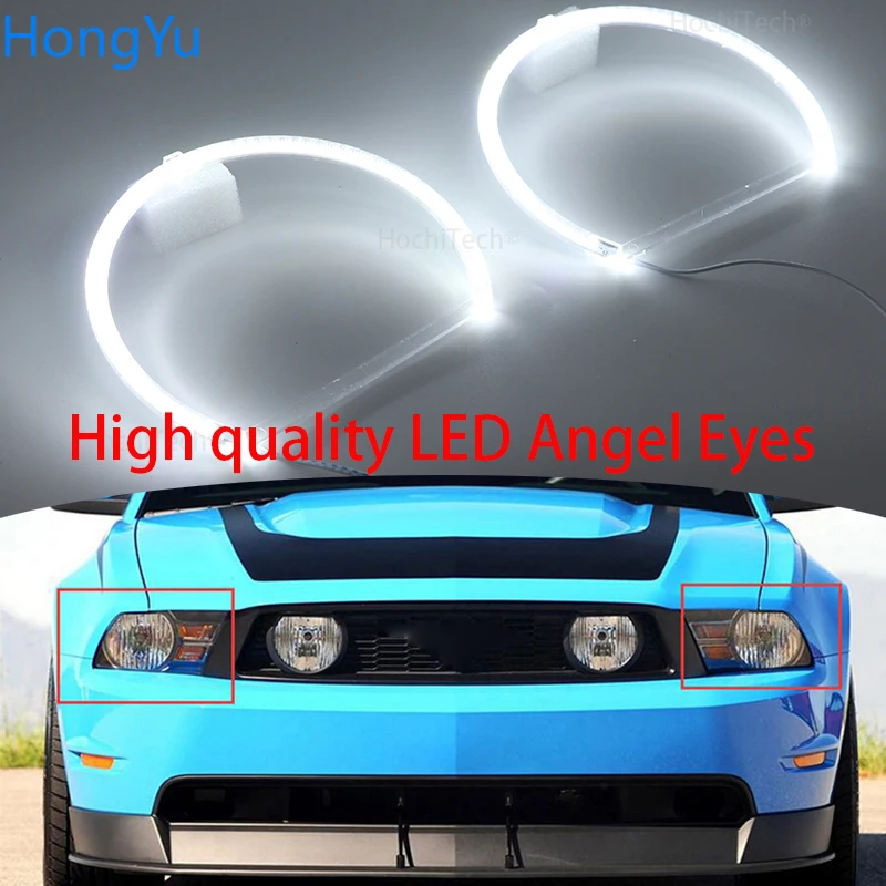 Для Ford mustang 2010 2011 2012 превосходные глаза ангела ультра яркие smd стандартные кольца