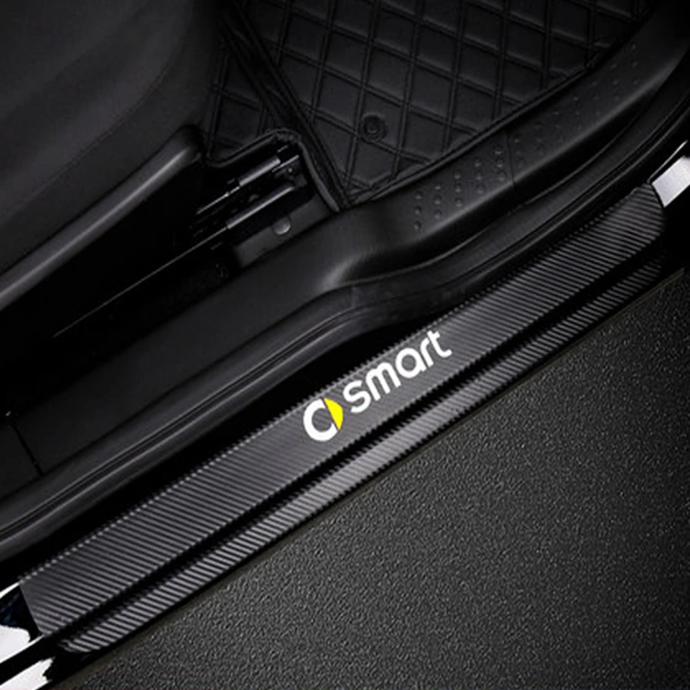 Smart FORTWO typ451 Entry Sills Paint Protection Film 3d Carbon 2030