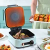Electric Griddle Baking Pan Deepen Cooker Double-side Heating Machine Barbeque Grill Hot Pot Steak Fry Crepe Pancake Pizza Oven 5