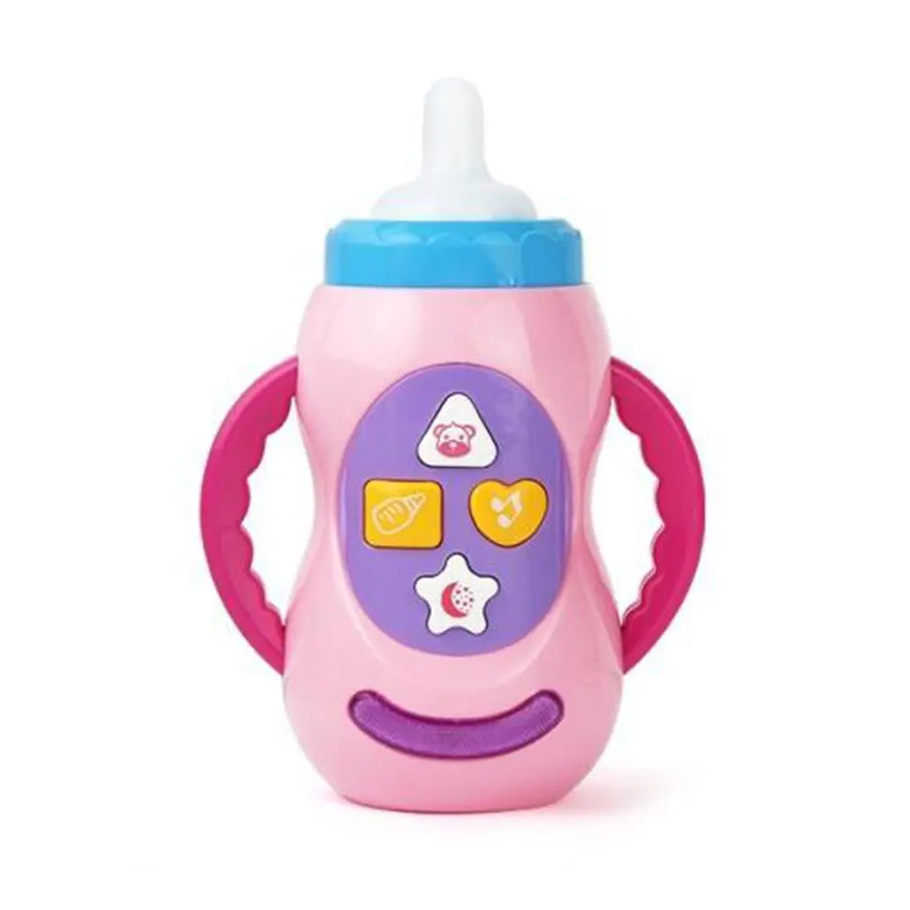 

Baby Kids Safe Sound Music Light Milk Bottle Learning Musical Feeding Tool Early Educational Baby Bottle Toys for Baby Kids