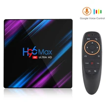 Google Play tv box android 9,0 H96 MAX Rockchip 4G 16 ГБ 32 ГБ 64 ГБ Android tv box 2,4/5,0G WiFi Bluetooth 4,0 4K 3D Android box