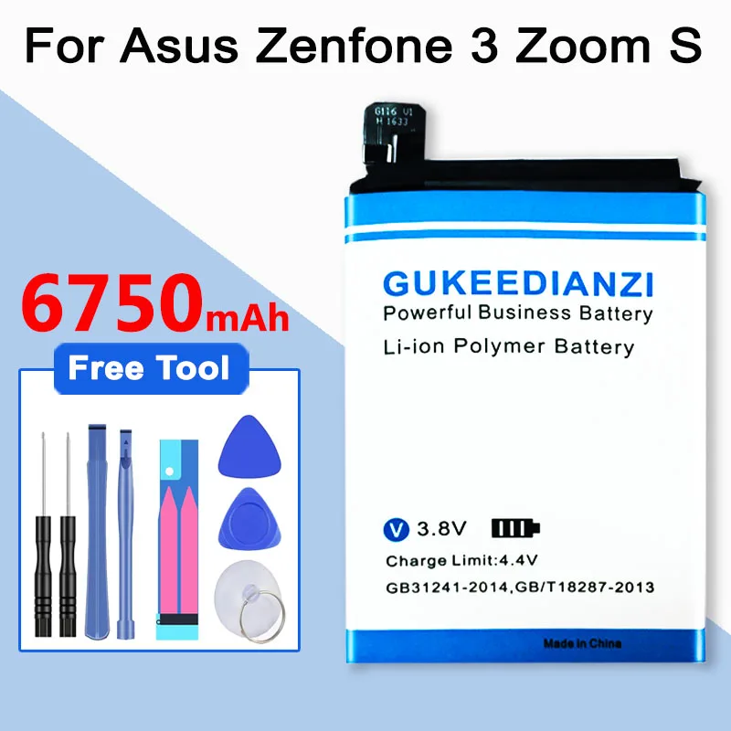 Аккумулятор GUKEEDIANZI мобильный телефон для ASUS Zenfone 4 Max Pro Plus ZC554KL X00ID 5 дюйма C11P1612 6750