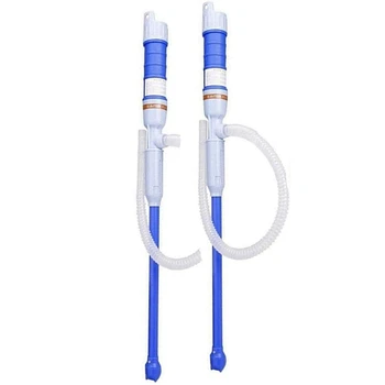 

2 PCS Liquid Transfer Pump Portable Fuel Siphon Pump with Bendable Suction Tube, Electric Liquid Transfer Pump