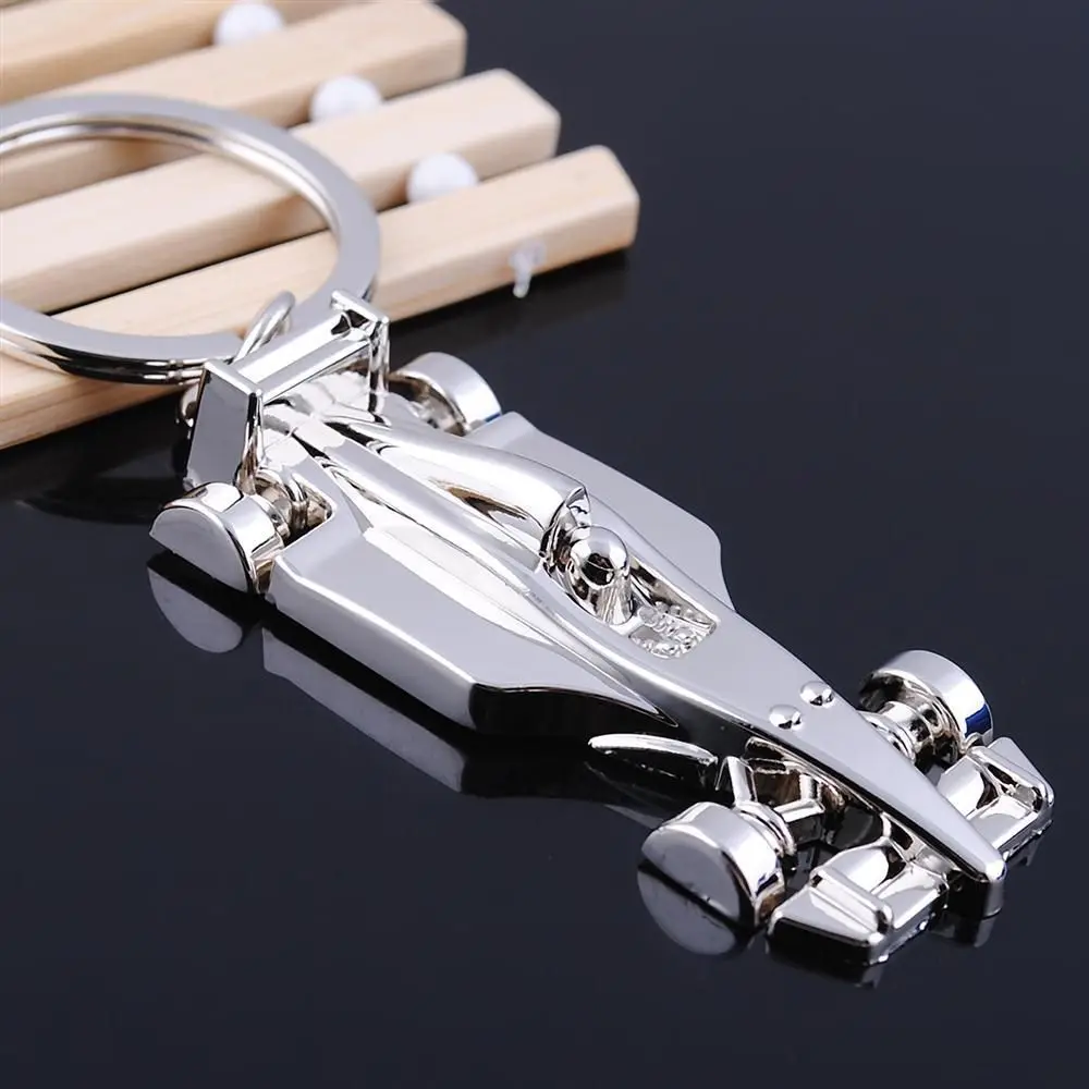 Мини F1 гоночный автомобиль персонализированный и креативный маленький подарок брелок автомобильные аксессуары настраиваемые, с логотипом Подарочный металлический брелок