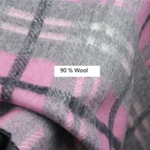90% шерстяная ткань розовый фиолетовый светильник серая сетка