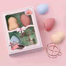 3+ 1 красота яйцо комбинация форма капли воды косметический слоеный макияж смешивание губок крем для лица косметический набор