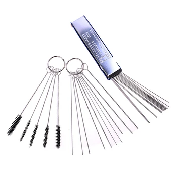 

Car Motor Carburetor Carbon Dirt Jet Remove Needles+Brushes Cleaning tools tubing Scavenging Clogging Janitorial Supplie 110MM