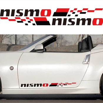 

3 Pairs Customization NISMO Car Door Sticker Car-Styling For Nissan Qashqai Juke Almera X-trail Tiida Car Decoration Accessories