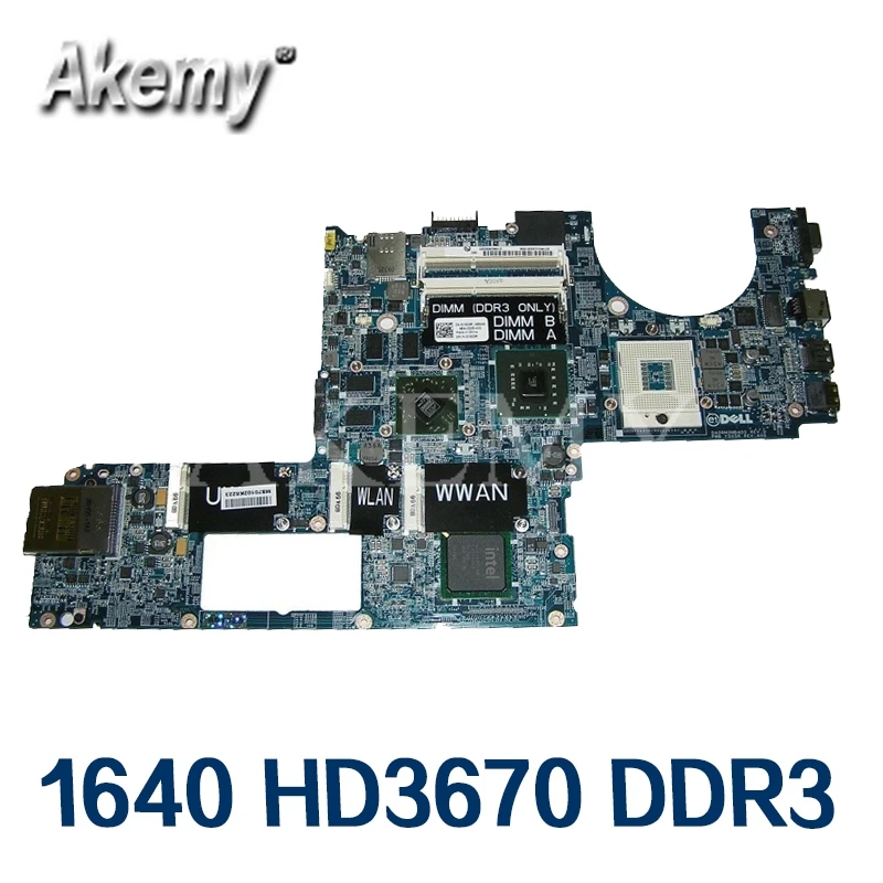 Материнская плата для ноутбука Dell Studio XPS 1640 PP35L DA0RM2MBAH0 CN-0P743D 0P743D основная HD3670 DDR3 |