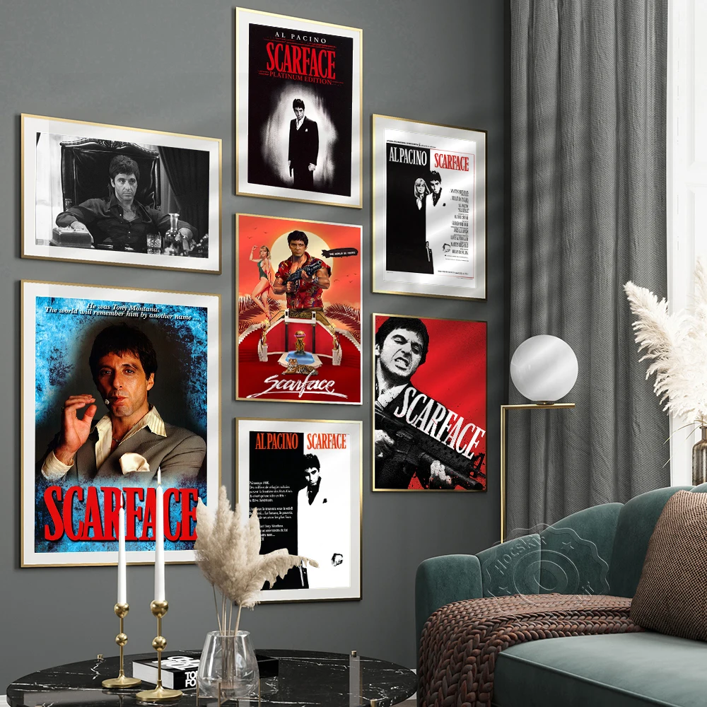Personalized Customized Al Pacino Name Banner Wall Decor Poster with Frame 