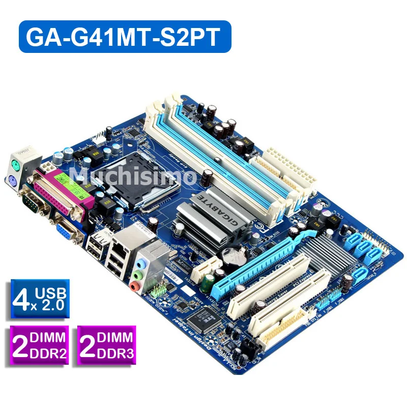 Gigabyte GAG41MTS2PT REV LGA775 Motherboard With BP Motherboards