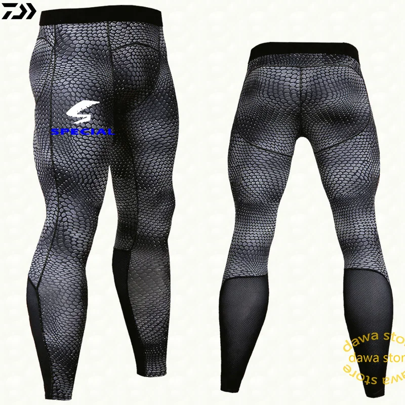 Spring Daiwa Fishing Suit Breathable Python Camouflage Summer Quick-Dry Fishing Clothes Men Hiking Camping Sport Clothing