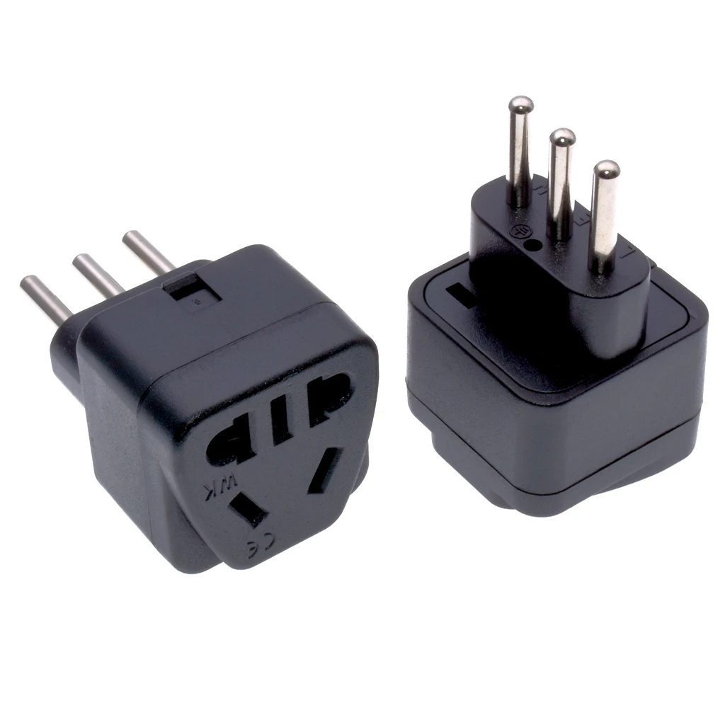 ItalyChilePowerPlugAdapterTypeLTravelAdapterforUSEUAUCNto
