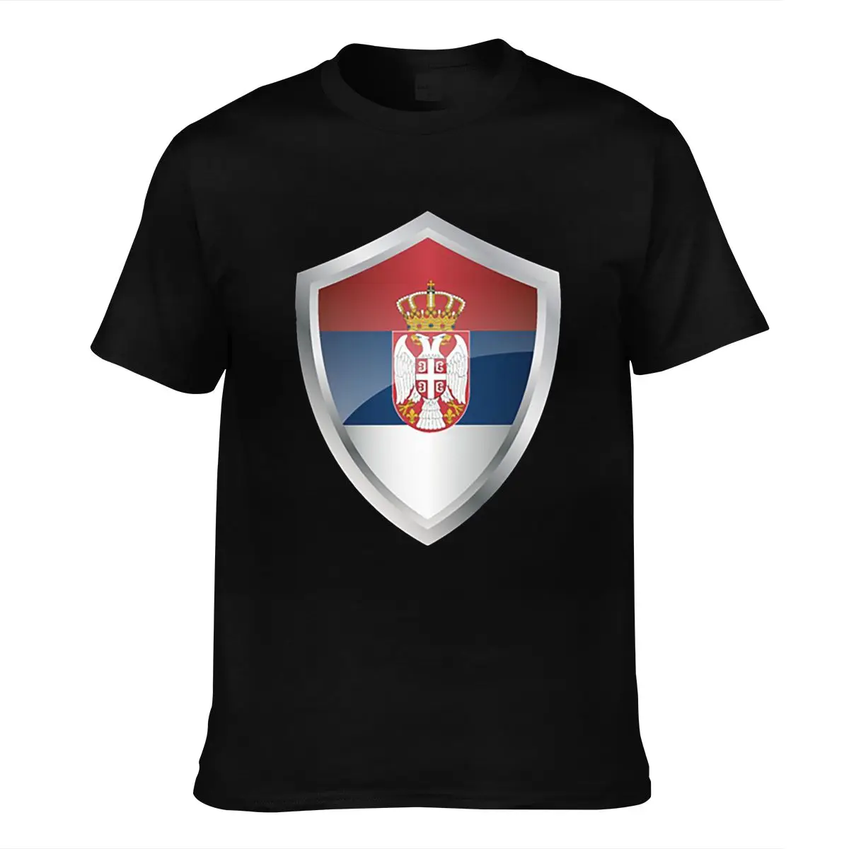 

Create Customized Emblem Serbia T Shirt For Women Humor Hilarious Men And Women Tshirts Black 2020 Big Size 3xl 4xl 5xl