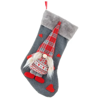 

Candy Pouch Tree Hanging DIY Festival Christmas Stockings Home Gift Packaging 3D Party Large Capacity Photography Props Print