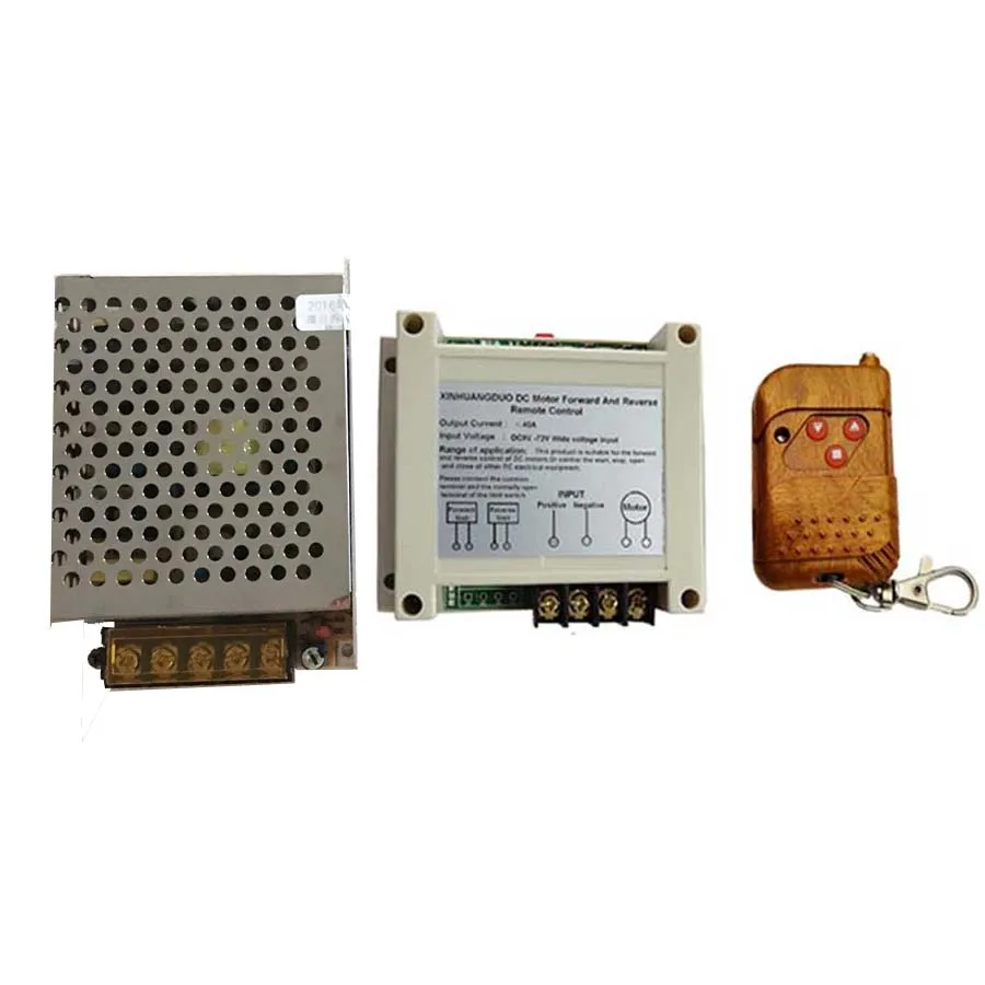 

12V-48vdc Positive Inversion Controller &Wireless Remote Control for Forward Reverse Rotation of DC Motor / Linear Actuator