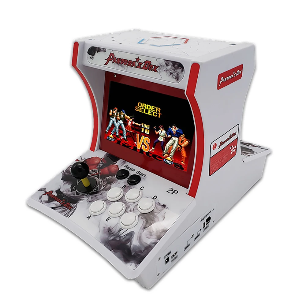 

10 Inch LCD Desk Arcade Game/Mini LCD verticle table cabinet with 3000 in 1 game bord & joystick button& 1, 2 player