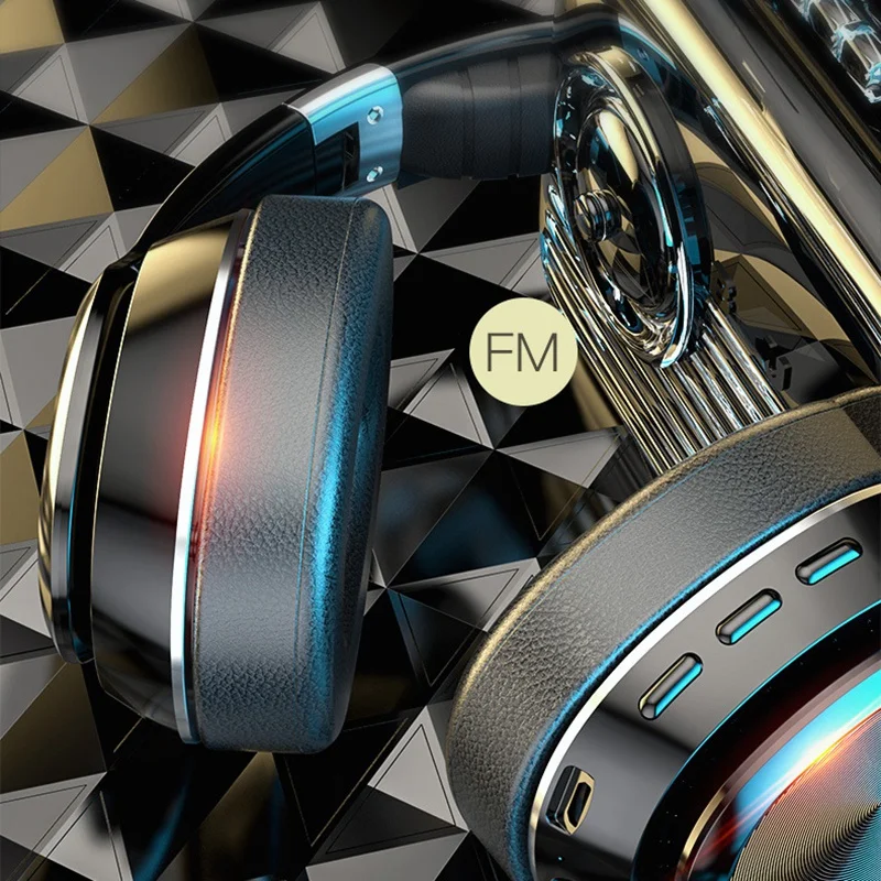 Bluetooth Headphones with Deep Bass Wireless Foldable Headphones Comfortable Earpads 12 Hours Playtime for Travel Work