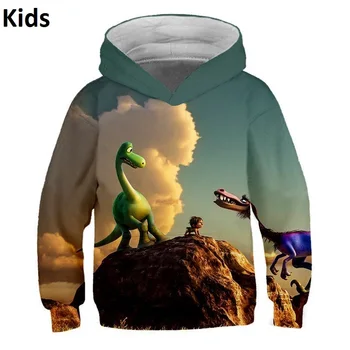 

2020 New Jurassic Park Dinosaur Chlidren Cloth Set Kids 3d Print Hoodie Baby Girl Boy Hoodies Sweatshirts S-XXL 15