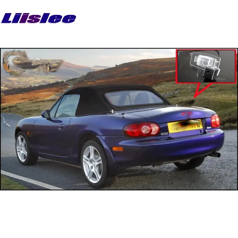 LiisLee Автомобильная камера заднего вида водонепроницаемая для Mazda MX5 MX 5 Miata NB MK2 1998 ~