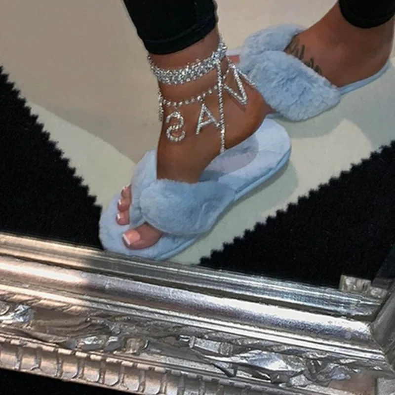 

Women Letter NASTY Crystal Ankle Bracelet Bohemian Silver Gold Foot Beach Party Club Anklets Fashion Barefoot Chain Jewelry