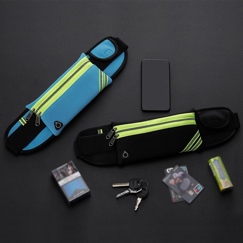 

Reflective Waist Bag Belt Bag Running Waist Bag Sports Portable Gym Bag Water Cycling Phone Bag Waterproof Unisex Running Bag