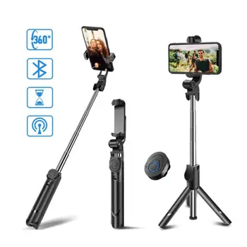 

Foldable 4 in1 Bluetooth Selfie Stick Tripod Selfie Stick with Wireless Remote Control Shutter Portable Monopod Selfie Sticks