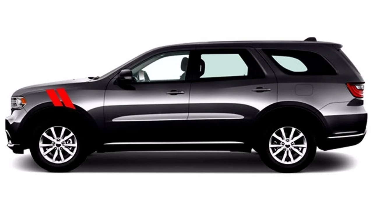 Для(2 шт) Новые " Fender Hash Bar marks виниловые гоночные полосы наклейки(подходит Dodge Durango