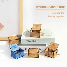 AIBOULLY музыкальная шкатулка Звездные войны движение Игра престолов антикварные резные деревянные музыкальные коробки Caja de musica Прямая поставка