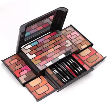 

Makeup Set Make Up Kit 68-Color Eye Shadow 8-Color Blush 4-Color Pressed Powder 3-Color Eyebrow Powder Lipstick Christmas Gift