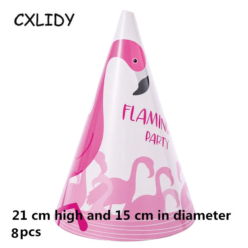 Flamingo Festival Party Set Children's Birthday Decoration Cutlery Set Paper Tray Straw Cup Candy Box Invitation Card qq173 (13)